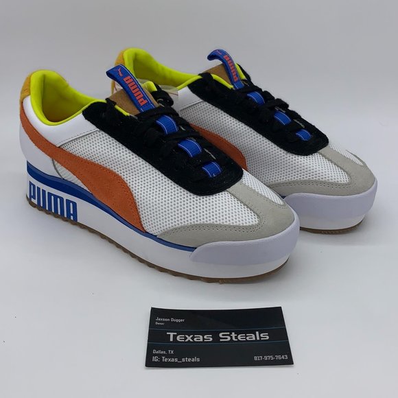 puma platform orange